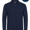 Polo Clique Stretch Premium Manga Larga